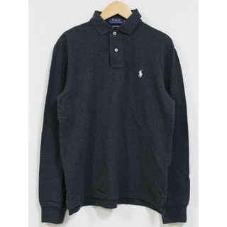 ラルフローレン(Ralph Lauren)の【新規値下げ】☆POLO RALPH LAUREN/ポロラルフローレン☆ポニー刺?長袖ポロシャツ/ワンポイント/シンプル/カジュアル グレー メンズ SP【中古】春夏秋冬 811122(ポロシャツ)