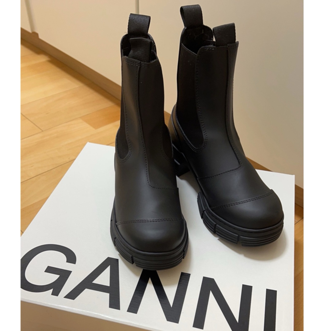 ガニー GANNI 37 Recycled Rubber City Bootレディース