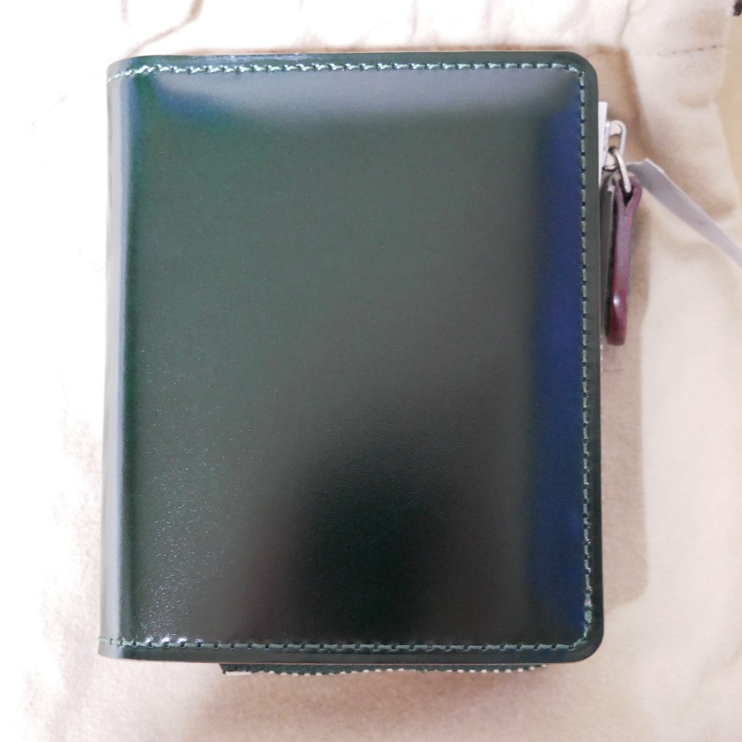 【未使用】GANZO コードバン　二つ折りLファスナー財布