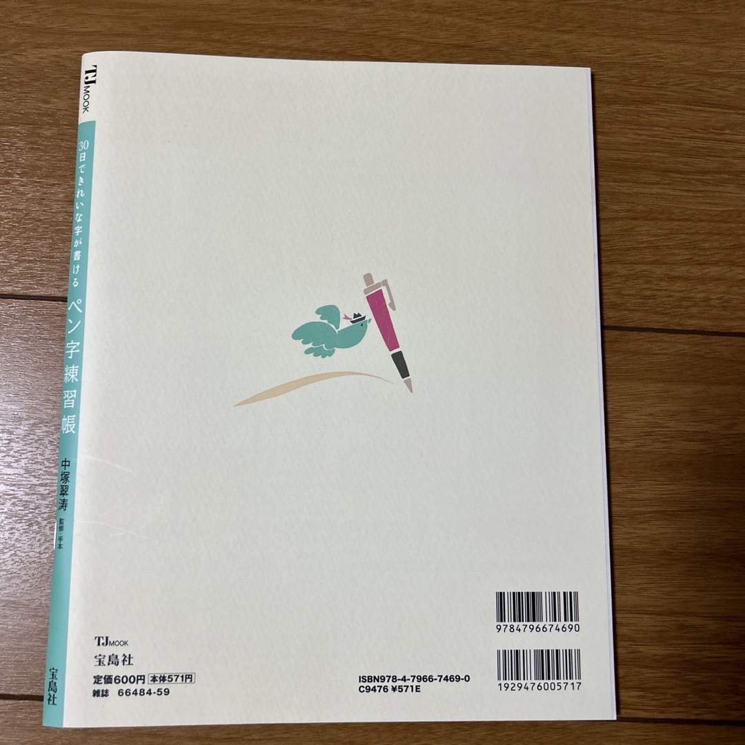 宝島社(タカラジマシャ)の３０日できれいな字が書けるペン字練習帳 エンタメ/ホビーの本(住まい/暮らし/子育て)の商品写真