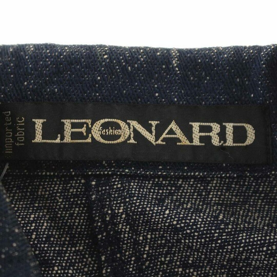 LEONARD(レオナール)のレオナール LEONARD デニム テーラードジャケット 9号 M インディゴ レディースのジャケット/アウター(その他)の商品写真