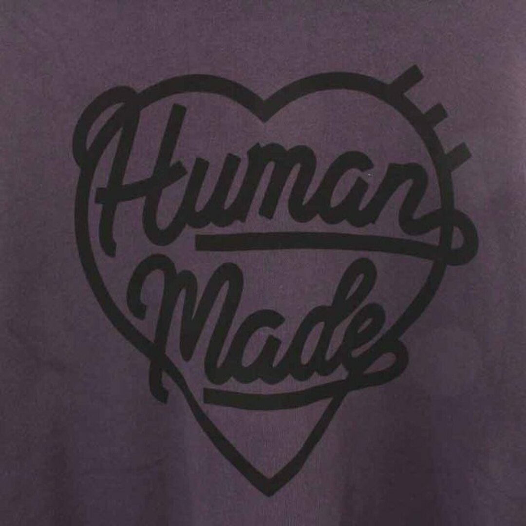 人気カラーの HUMAN MADE HEART TSURIAMI HOODIE XL 紫 黒 | www