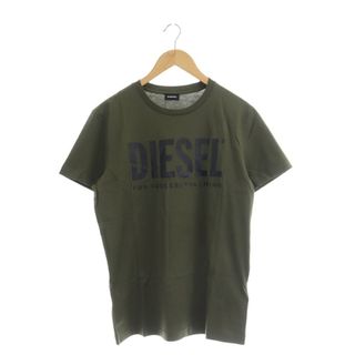 ディーゼル(DIESEL)のディーゼル LOGOTシャツ 半袖 ロゴ M 緑 グリーン カーキ(シャツ)