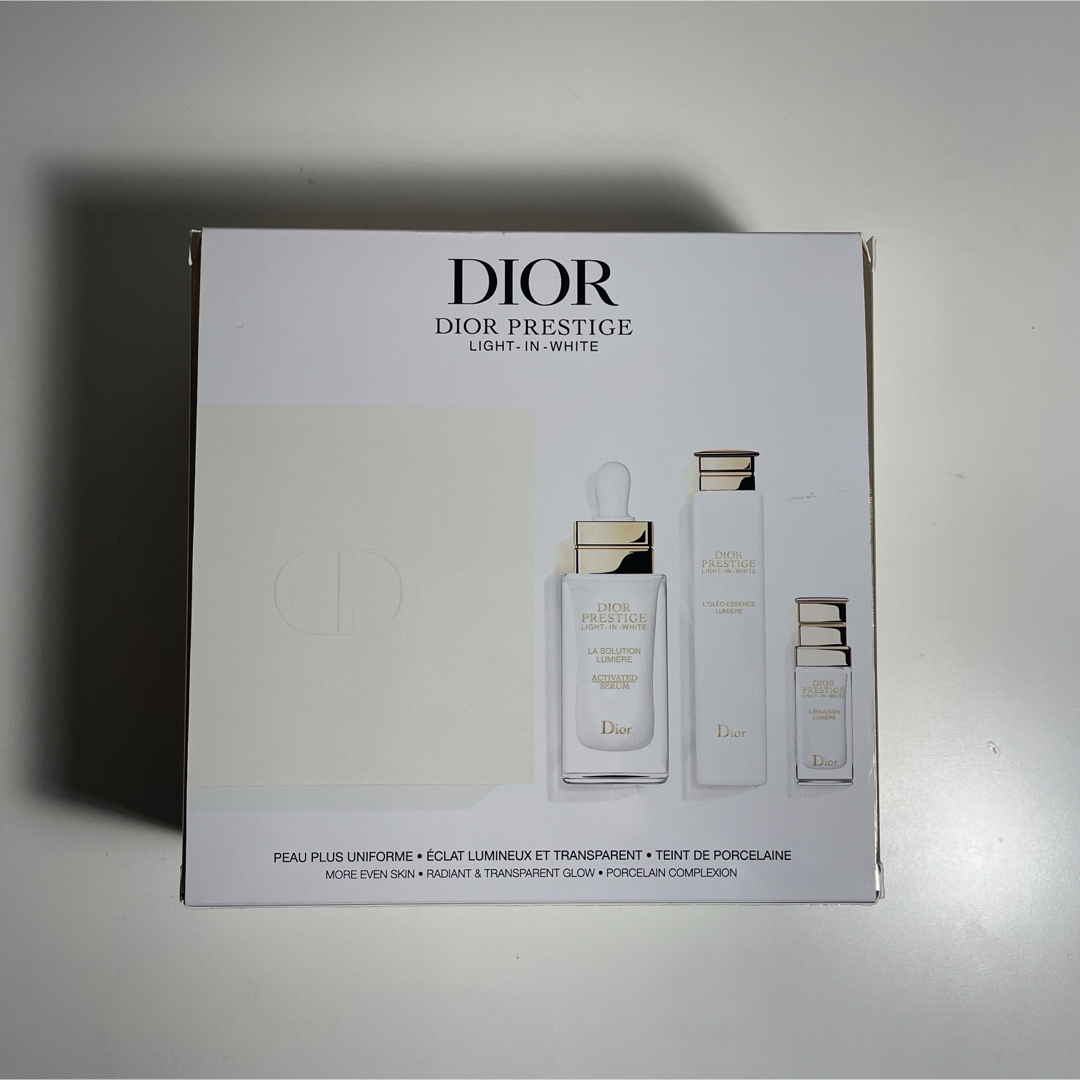 Dior プレステージ ホワイト コフレ ケース 外箱 セット - ノベルティ