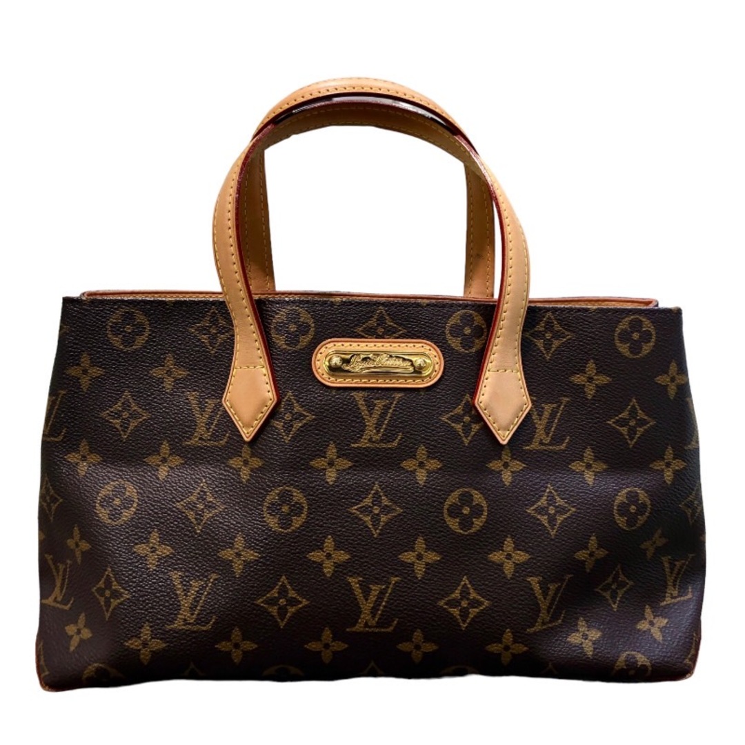 ルイ・ヴィトン LOUIS VUITTON ヴィルシャーPM M45643 モノグラム レザー、ビニール レディース ハンドバッグオープン式開閉内側