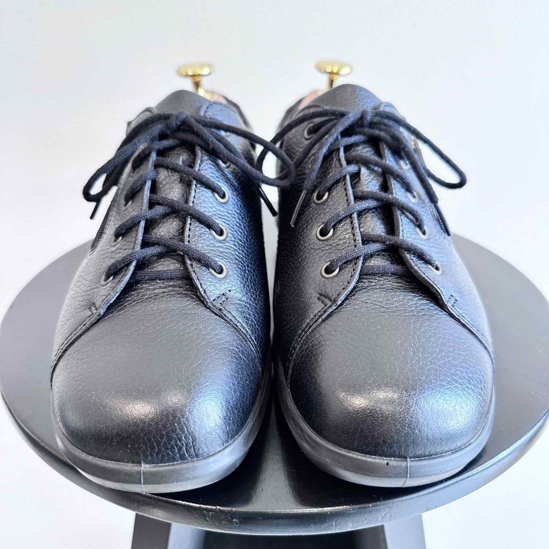 ACHILLES SORBO(アキレスソルボ)のアキレスソルボ　レザーシューズ　サイドジップ　ウォーキングシューズ　ブラック　黒 レディースの靴/シューズ(スニーカー)の商品写真
