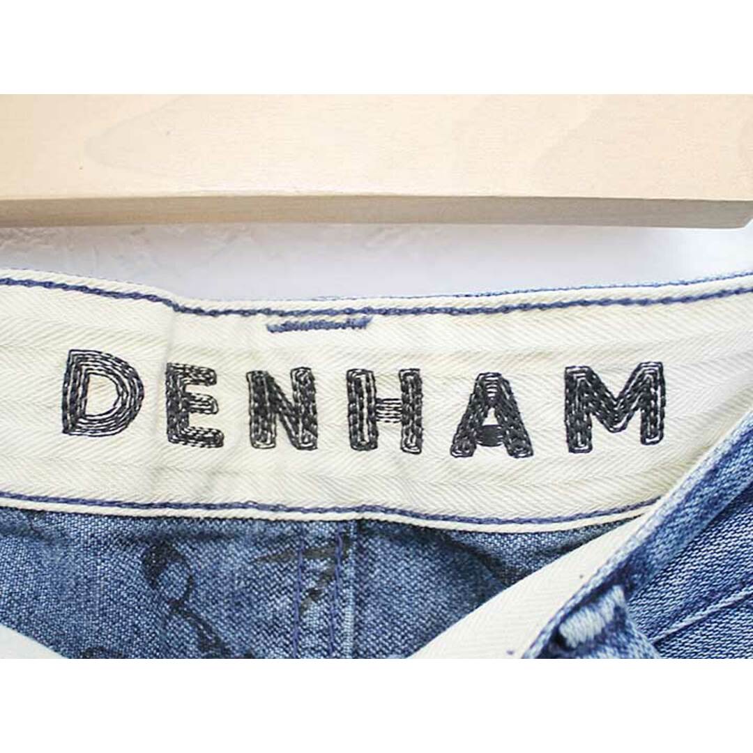 DENHAM(デンハム)の【値下げ】△DENHAM/デンハム△RAZOR/ダメージ加工デニムパンツ/ジーンズ/十分丈/無地　インディゴブルー/青　メンズ　32　【中古】　春夏秋冬 035032 メンズのスーツ(スラックス/スーツパンツ)の商品写真