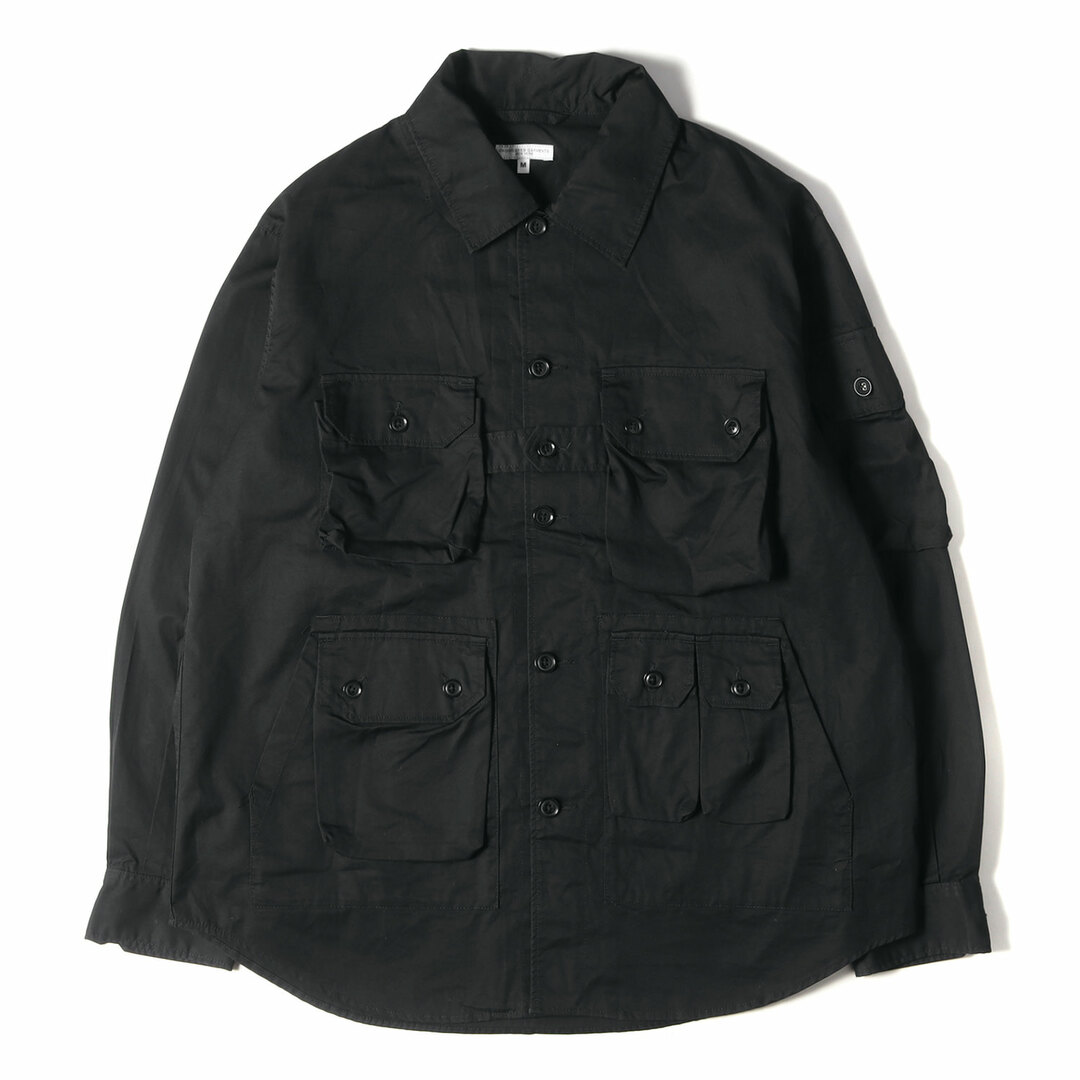 ジャケット/アウターEngineered Garments エンジニアドガーメンツ ジャケット サイズ:M 21SS エクスプローラー シャツ ジャケット EXPLORER SHIRT JACKET アウター ハイカウントツイル ミリタリー ブルゾン ネイビー 紺 アメリカ製【メンズ】