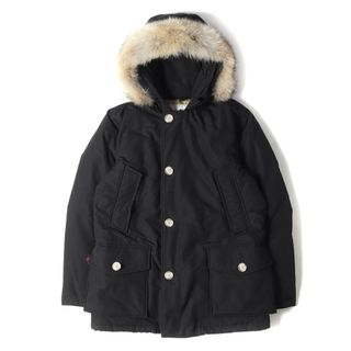 ウールリッチ(WOOLRICH)の美品 WOOLRICH ウールリッチ ダウン ジャケット サイズ:XS コヨーテファー アークティック パーカー ARCTIC PARKA ML ニューブラック 黒 アウター ブルゾン コート【メンズ】【中古】(ダウンジャケット)