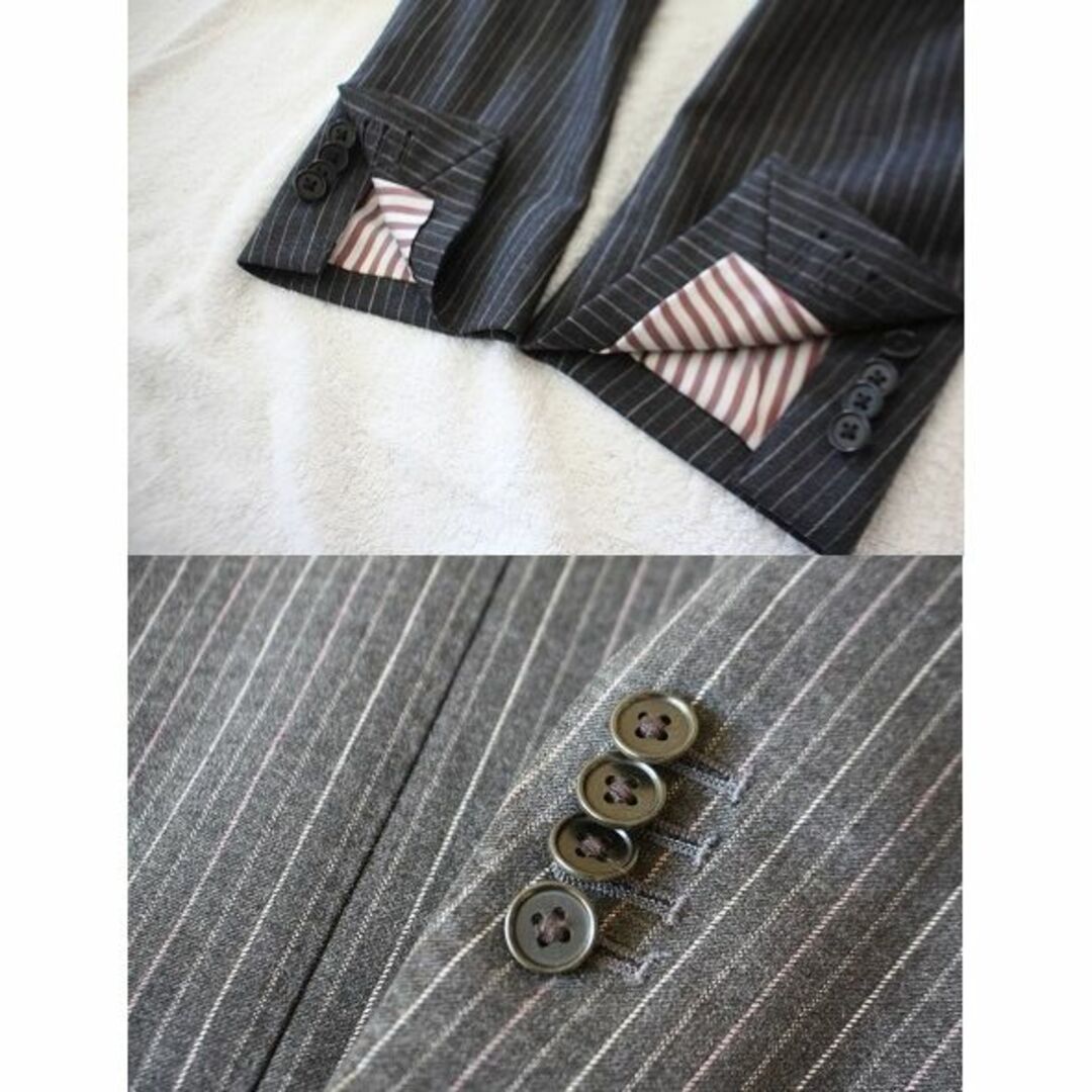 THE SUIT COMPANY(スーツカンパニー)のスーツカンパニー★メリノウール★スーパー 100's　１７５－６Ｄ★秋冬用★美品 メンズのスーツ(スーツジャケット)の商品写真