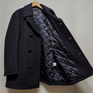 ヴァンヂャケット(VAN Jacket)の★VAN JACKET メルトン ウール キルティング クルミボタン Pコート(ピーコート)