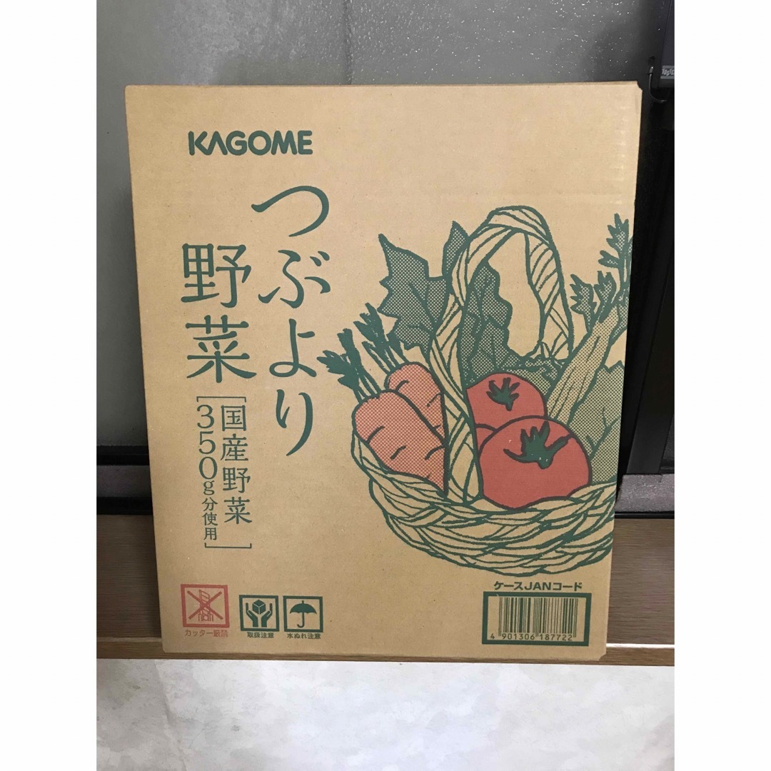 KAGOME つぶより野菜 195g/30本  2ケース