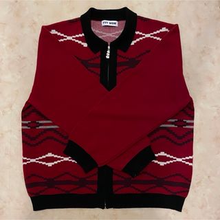 ティー(TTT_MSW)のNordic Zipup Cardigan(カーディガン)