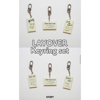 ボウダンショウネンダン(防弾少年団(BTS))のBTS V テテ テヒョン LAYOVER【キーリングセット(IVORY)】(アイドルグッズ)