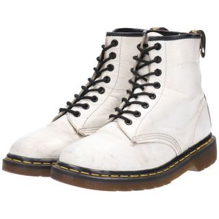 ドクターマーチン(Dr.Martens)の古着 ドクターマーチン Dr.Martens 8ホールブーツ 英国製 UK6 レディース24.5cm /saa009563(ブーツ)