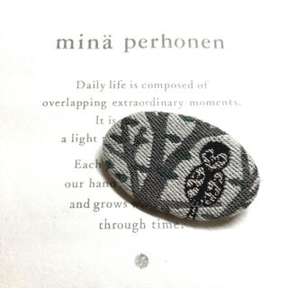 ミナペルホネン(mina perhonen)のミナ ペルホネン ★ サンキューベリーバッジ　pollot  激かわ小フクロウ☆(ブローチ/コサージュ)