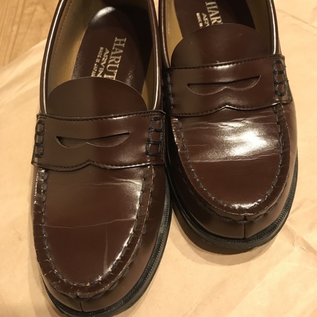 HARUTA(ハルタ)のハルタローファー　23.5㎝　ブラウン レディースの靴/シューズ(ローファー/革靴)の商品写真