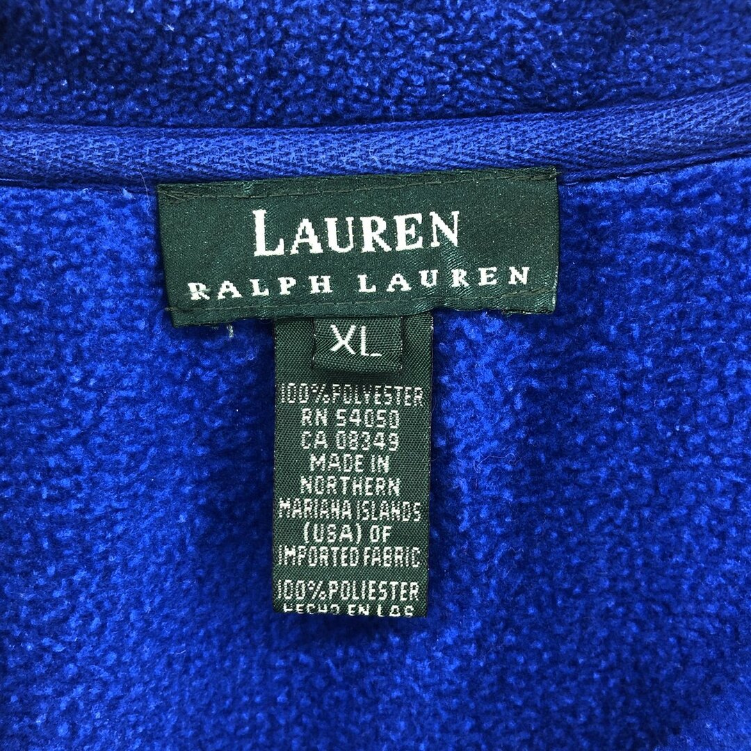 Ralph Lauren(ラルフローレン)の古着 ラルフローレン Ralph Lauren LAUREN ローレン フリースプルオーバー レディースXL ヴィンテージ /eaa397879 レディースのジャケット/アウター(その他)の商品写真