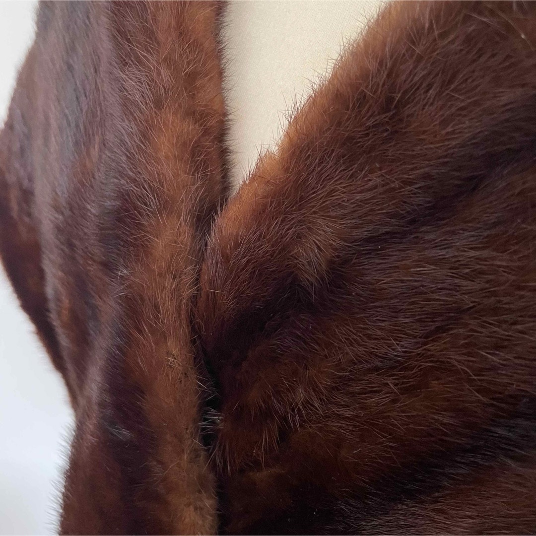 ROYAL CHIE(ロイヤルチエ)の匿名早急発送 futaba リアルファー ショール ストール レディースのファッション小物(マフラー/ショール)の商品写真