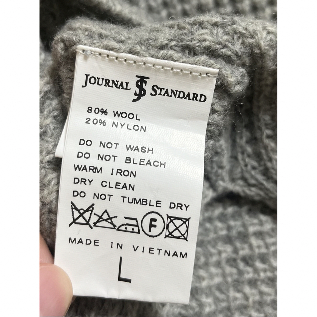 JOURNAL STANDARD(ジャーナルスタンダード)のジャーナルスタンダード　セーター　グレー L メンズのトップス(ニット/セーター)の商品写真