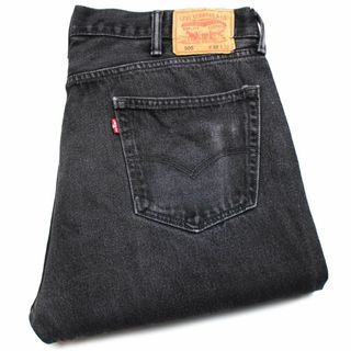 リーバイス(Levi's)のLevi'sリーバイス 505 ブラック デニムパンツ w38 L32★SDP2354 ジーンズ ストレート オーバーサイズ ビッグサイズ(デニム/ジーンズ)