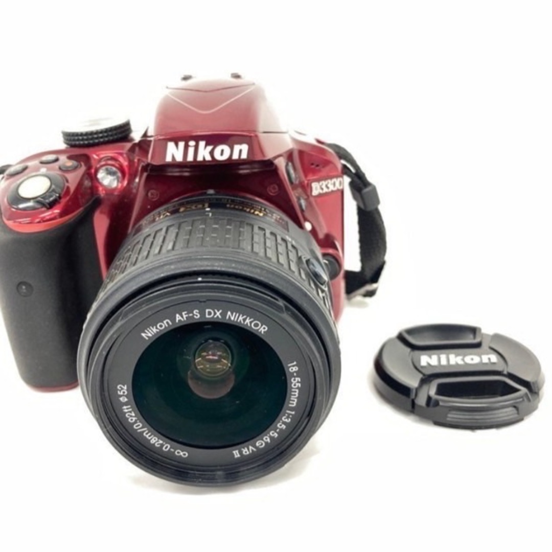 Nikon ニコン 一眼レフデジタルカメラ D3300 レッド レンズ Nikoの通販