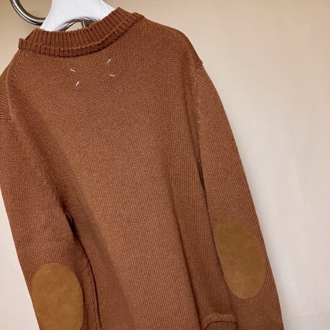 新品 XL マルジェラ 22aw エルボーパッチニット セーター 5616