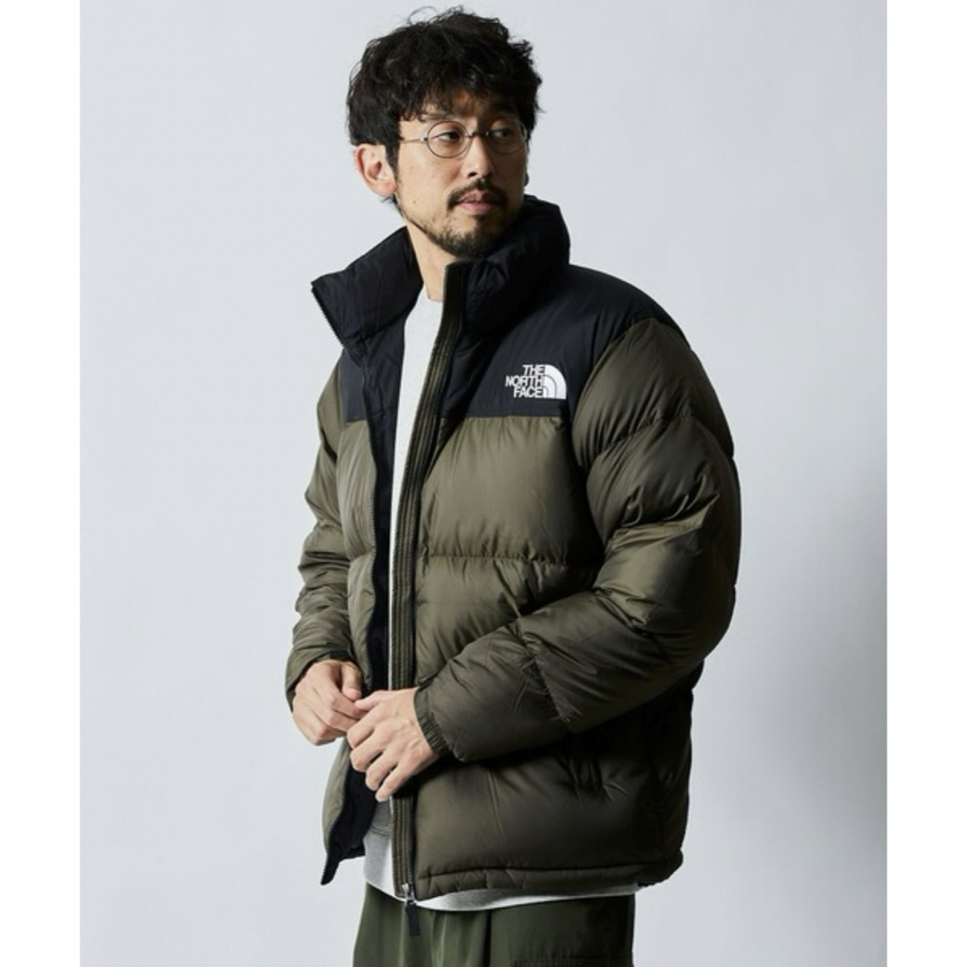 THE NORTH FACE(ザノースフェイス)の【新品】ノースフェイス　ヌプシジャケット　ニュートープ　オリーブ　XL メンズのジャケット/アウター(ダウンジャケット)の商品写真