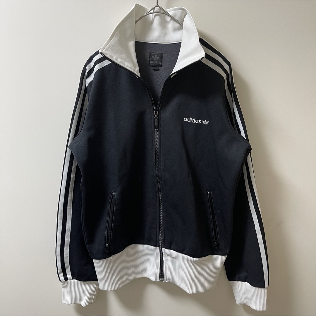 adidas - 80s】adidasトラックジャケット刺繍ビンテージジャージ adidas - 80s】adidasトラックジャケット刺繍ビンテージジャージ