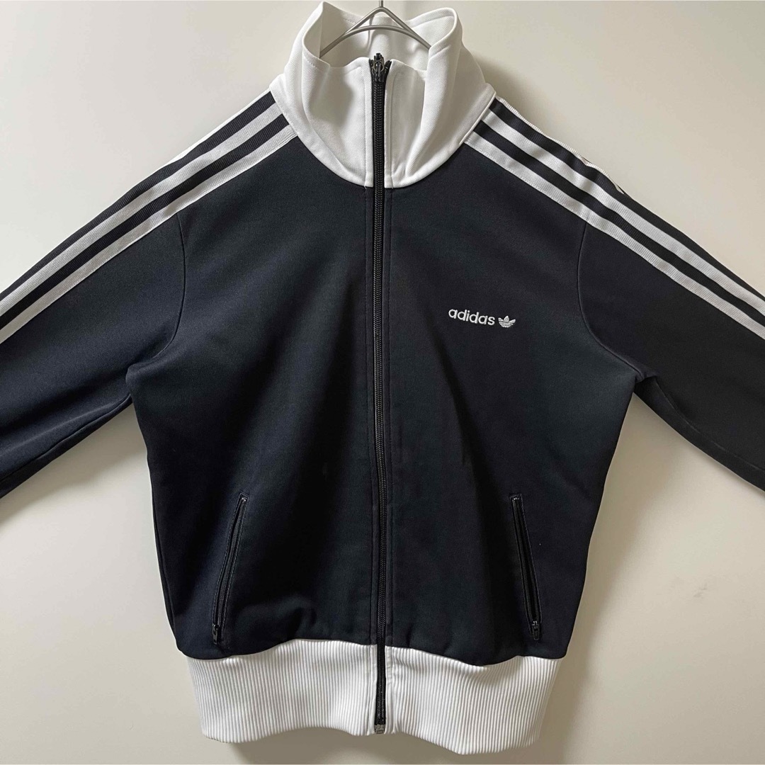 adidas - 80s】adidasトラックジャケット刺繍ビンテージジャージ adidas - 80s】adidasトラックジャケット刺繍ビンテージジャージ