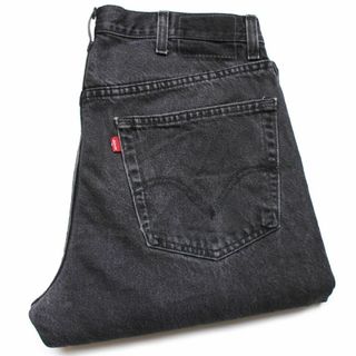 リーバイス(Levi's)の00s メキシコ製 Levi'sリーバイス 505 ブラック デニムパンツ w38★SDP2343 オールド ジーンズ ストレート オーバーサイズ ビッグサイズ(デニム/ジーンズ)