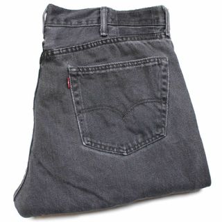 リーバイス(Levi's)のLevi'sリーバイス 505 ブラック デニムパンツ フェード w40 L30★SDP2358 ジーンズ ストレート オーバーサイズ ビッグサイズ(デニム/ジーンズ)