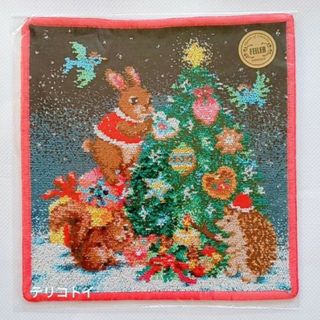 フェイラー(FEILER)のFEILER　フェイラー　ハンカチ　リトルクリスマスナイト　新品　未使用　ピンク(ハンカチ)