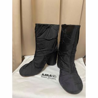 マルタンマルジェラ(Maison Martin Margiela)の未使用MM6 メゾンマルジェラ ショートブーツ シワ ブラック 靴 シューズ(ブーツ)