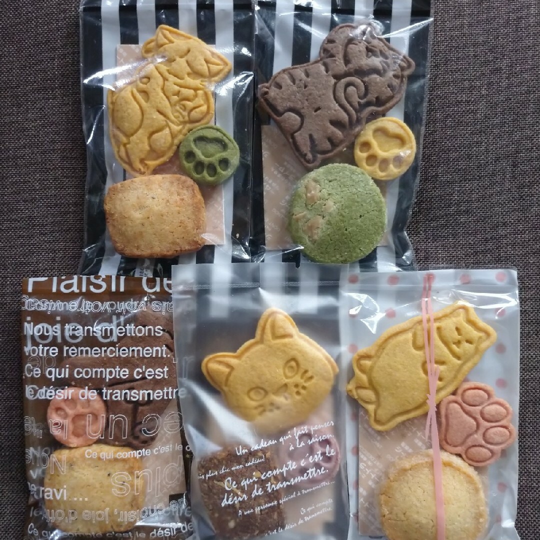 11匹の可愛いネコさんクッキーセット 食品/飲料/酒の食品(菓子/デザート)の商品写真