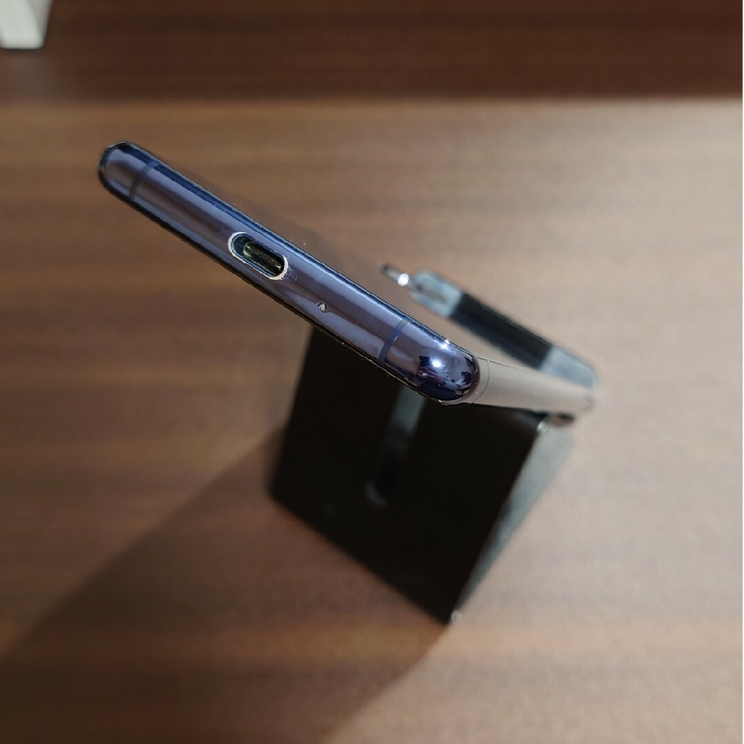 Xperia(エクスペリア)のXperia 5 Ⅱ Blue 128GB docomo（SIMロック解除済） スマホ/家電/カメラのスマートフォン/携帯電話(スマートフォン本体)の商品写真