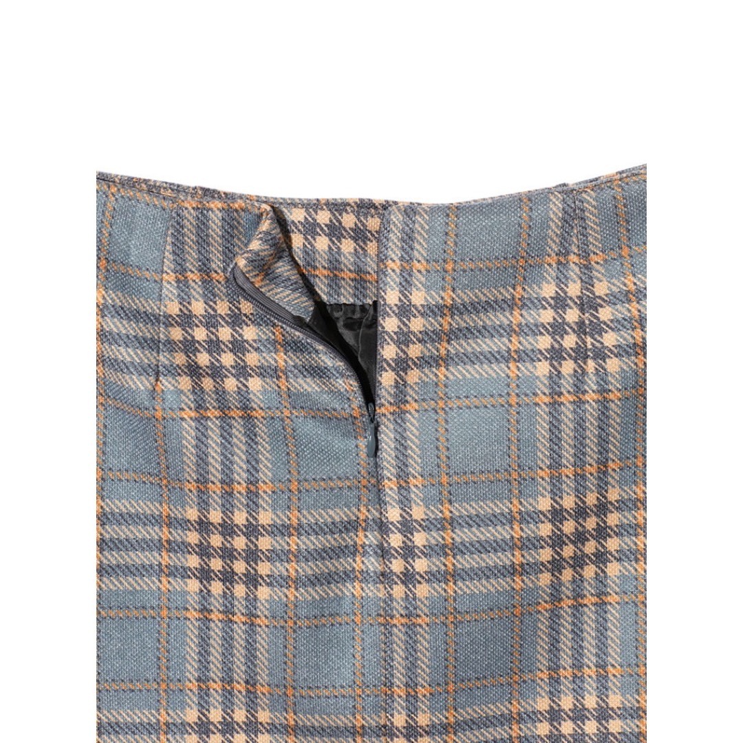 GRL(グレイル)の最終値下げ♡GRL ダブルボタンチェックスカート ブラウン 人気 SALE レディースのスカート(ミニスカート)の商品写真