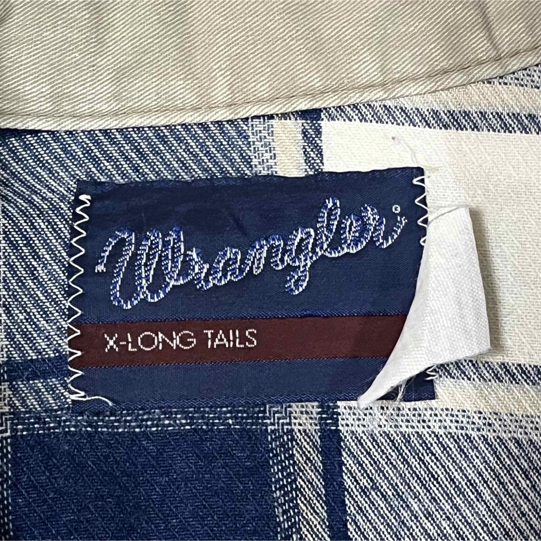 Wrangler(ラングラー)の🐎Wrangler；【ヴィンテージ品】ウェスタンシャツ（長袖）Size XL メンズのトップス(シャツ)の商品写真