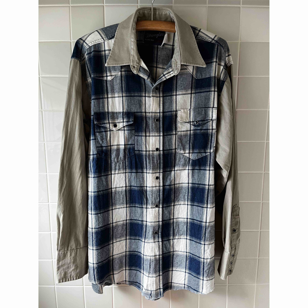 Wrangler(ラングラー)の🐎Wrangler；【ヴィンテージ品】ウェスタンシャツ（長袖）Size XL メンズのトップス(シャツ)の商品写真