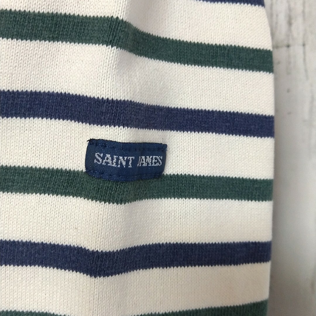 SAINT JAMES(セントジェームス)のSAINT JAMES セントジェームス ウェッソン　ボーダーカットソー Ｓ レディースのトップス(カットソー(長袖/七分))の商品写真