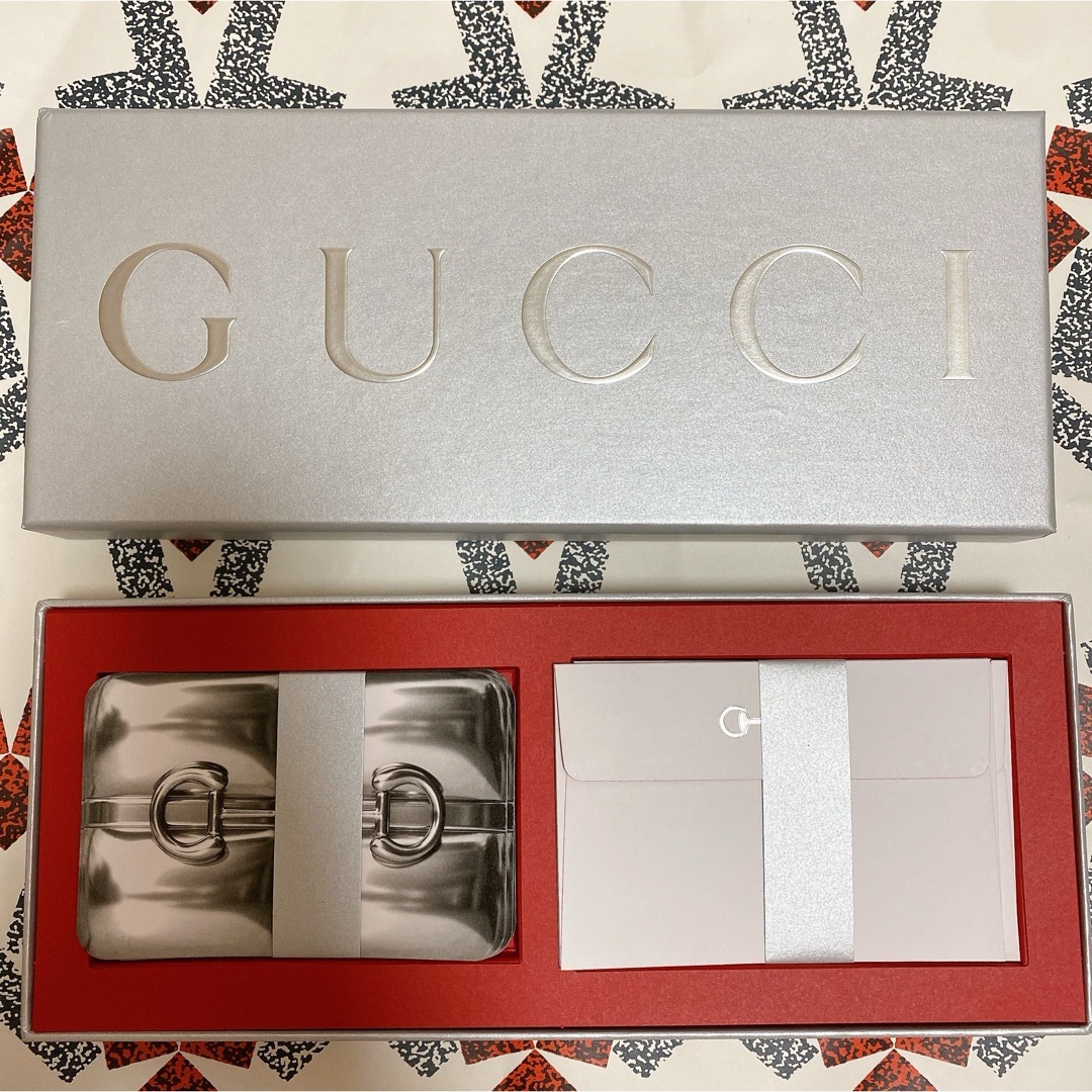 Gucci(グッチ)のGUCCI グリーティングカードセット　2023 ノベルティ ハンドメイドの文具/ステーショナリー(カード/レター/ラッピング)の商品写真