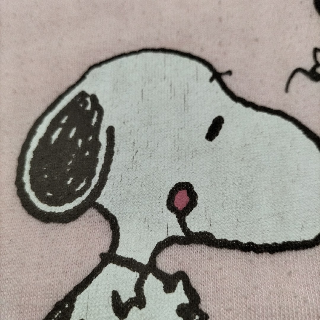 SNOOPY(スヌーピー)のスヌーピー　裏起毛トレーナー キッズ/ベビー/マタニティのキッズ服女の子用(90cm~)(その他)の商品写真