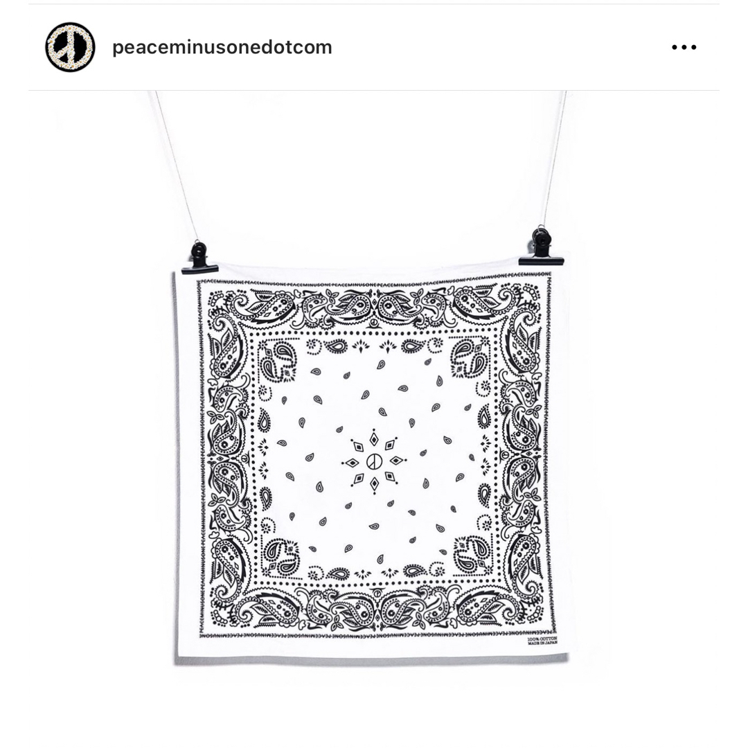 PEACEMINUSONE(ピースマイナスワン)の 【PMO®︎】PMO BANDANA SET / 正規品 新品未使用 メンズのファッション小物(バンダナ/スカーフ)の商品写真