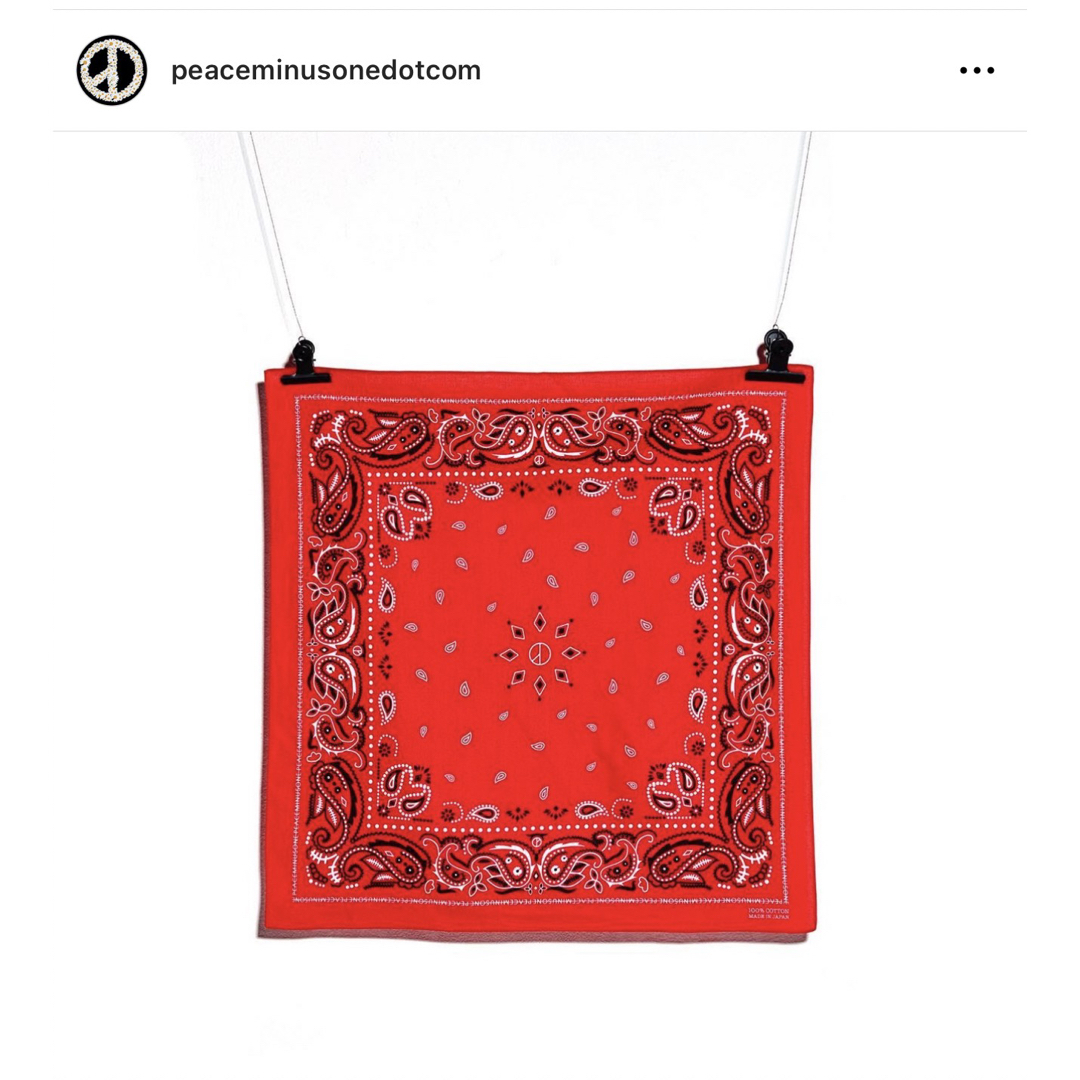 PEACEMINUSONE(ピースマイナスワン)の 【PMO®︎】PMO BANDANA SET / 正規品 新品未使用 メンズのファッション小物(バンダナ/スカーフ)の商品写真