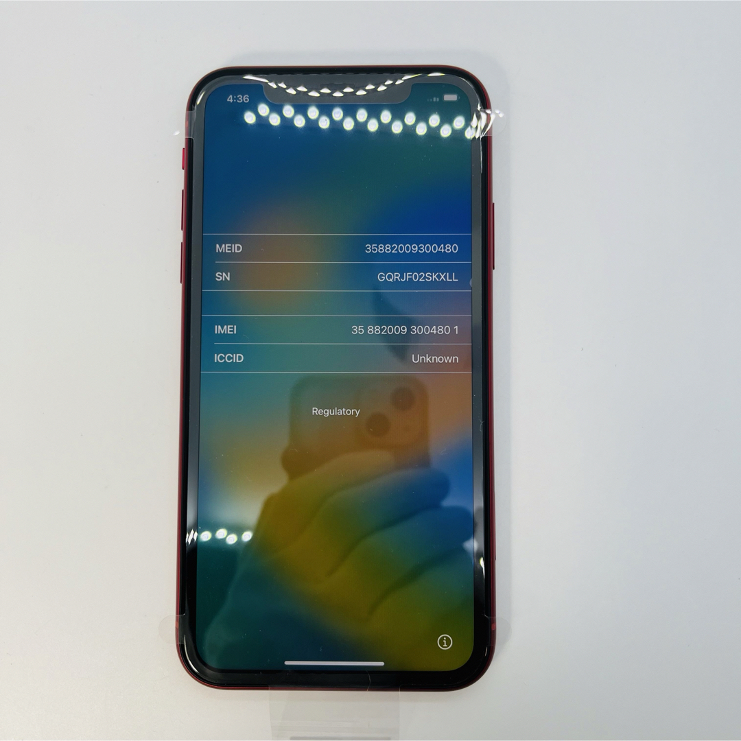 iPhone - 新品 iPhone XR レッド 128 GB SIMフリー 本体の通販 by 豊富