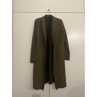 ザラ(ZARA)のZARA フェイクスエード　ロングコート(ロングコート)