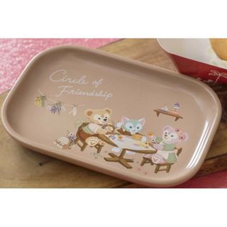 ディズニー(Disney)の【ダッフィーフレンズ】プレートとコースター２点セット(食器)