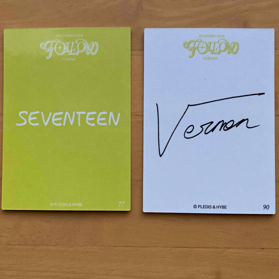 CD特典のトレカ等【バラ売可】SEVENTEEN ツアーグッズ CD特典 トレカ