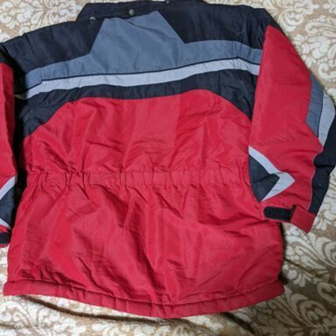 ARIZONA(アリゾナ)のARIZONA ダウンジャケット レッドブラックSサイズ メンズのジャケット/アウター(ダウンジャケット)の商品写真