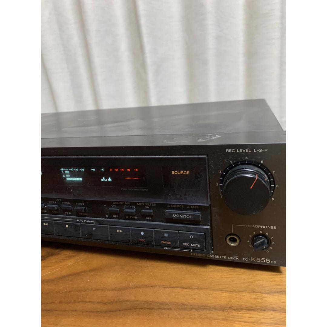 ソニーカセットデッキ TC-K555ESⅡ 動作品 - ラジオ・コンポ ソニーカセットデッキ TC-K555ESⅡ 動作品 - ラジオ・コンポ